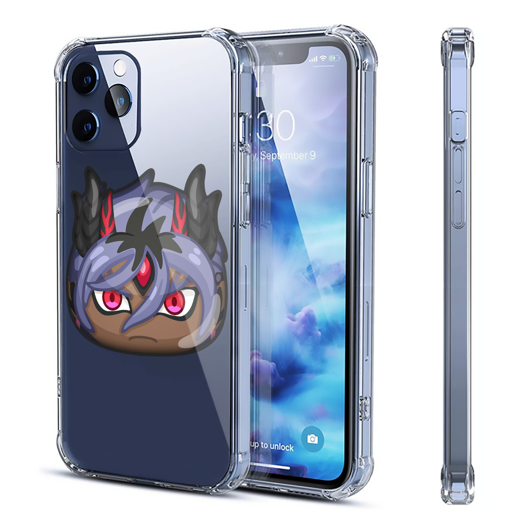 （画像用） 妖怪ウォッチ Yo-kai Watch 【iPhone 12シリーズ対応】透明スマホケース（クリアソフトケース）